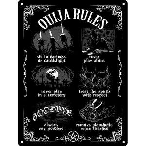 Grindstore Miniplakat med Ouija-brætregler