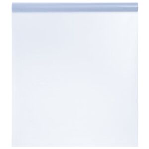 vidaXL vinduesfolie 90x500 cm statisk PVC matteret transparent grå