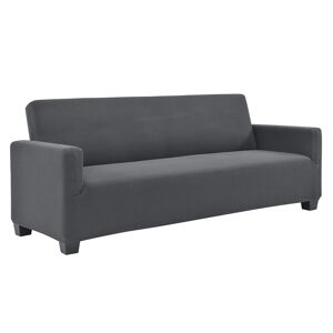 [neu.haus]® Sofabetræk - mørkegrå - sofabredde: 140-210cm - elastisk stof