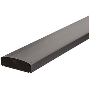 Plus A/S Plus Håndliste til 90x90 mm træstolpe - 114x34 mm x 209 cm - Fungicid beh. grundmalet sort - 20455-15