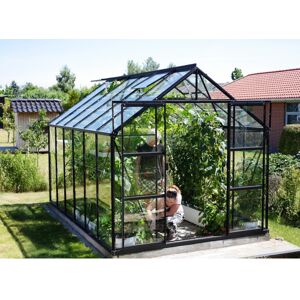 Vitavia Uranus 9900 Sort Drivhus 3mm Delt Glas