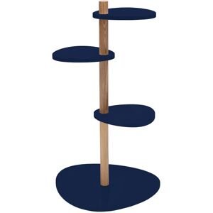 Ragaba Magla 3-Lags Asketræ Plant Stand B55 X H91cm Marineblå