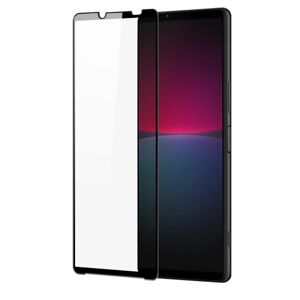 2-PAK SKALO Sony Xperia 10 V 5G FULL-FIT Hærdet Glas Skærmbeskyt Black