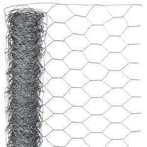 Nature sekskantet trådnet 1x5 m 40 mm galvaniseret stål