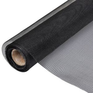 vidaXL net glasfiber 100 x 500 cm sort