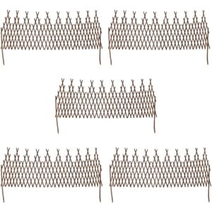 vidaXL pilehegn med espalier 5 stk.