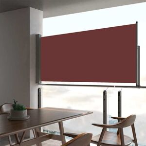 vidaXL sammenrullelig sidemarkise 60 x 300 cm brun