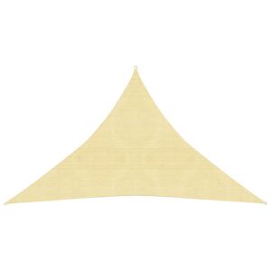 vidaXL solsejl 160 g/m² 3x3x4,2 m HDPE beige