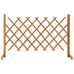 vidaXL espalier til haven 120x90 cm massivt fyrretræ orange