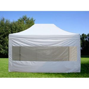 Dancover Foldetelt Flextents Easy Up Pavillon Pro 3x4,5m Hvid, Inkl. 4 Sider