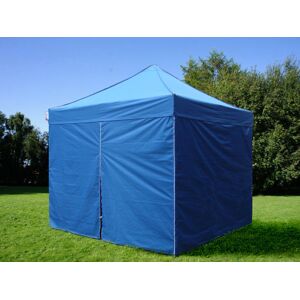 Dancover Foldetelt Flextents Easy Up Pavillon Pro 4x4m Blå, Inkl. 4 Sider