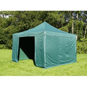 Dancover Foldetelt Flextents Easy Up Pavillon Pro 4x4m Grøn, Inkl. 4 Sider