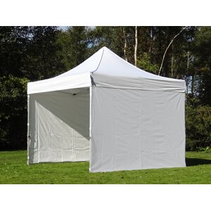 Dancover Foldetelt Flextents Easy Up Pavillon Steel 4x4m Hvid, Inkl. 4 Sider