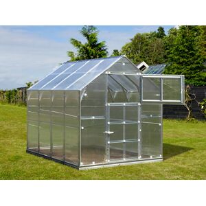 Dancover Drivhus Polycarbonat Titan Classic 480, 4,9m², 2,35x2,12m, Sølv