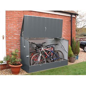 Dancover Cykelskur, Protect-A-Cycle, Trimetals, 1,96x0,89x1,33m, Antracit