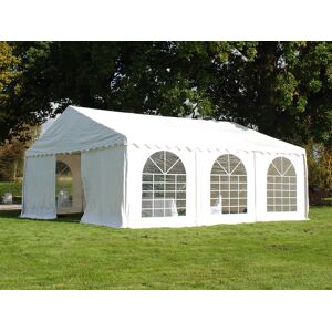 Dancover Partytelt Festtelt Semi Pro Plus 7x7m Pvc, Hvid