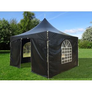 Dancover Pagodetelt Partyzone 3x3m, Pvc, Sort