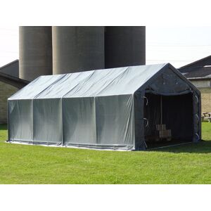 Dancover Lagertelt Pro 4x6x2x3,1m, Pvc, Grå