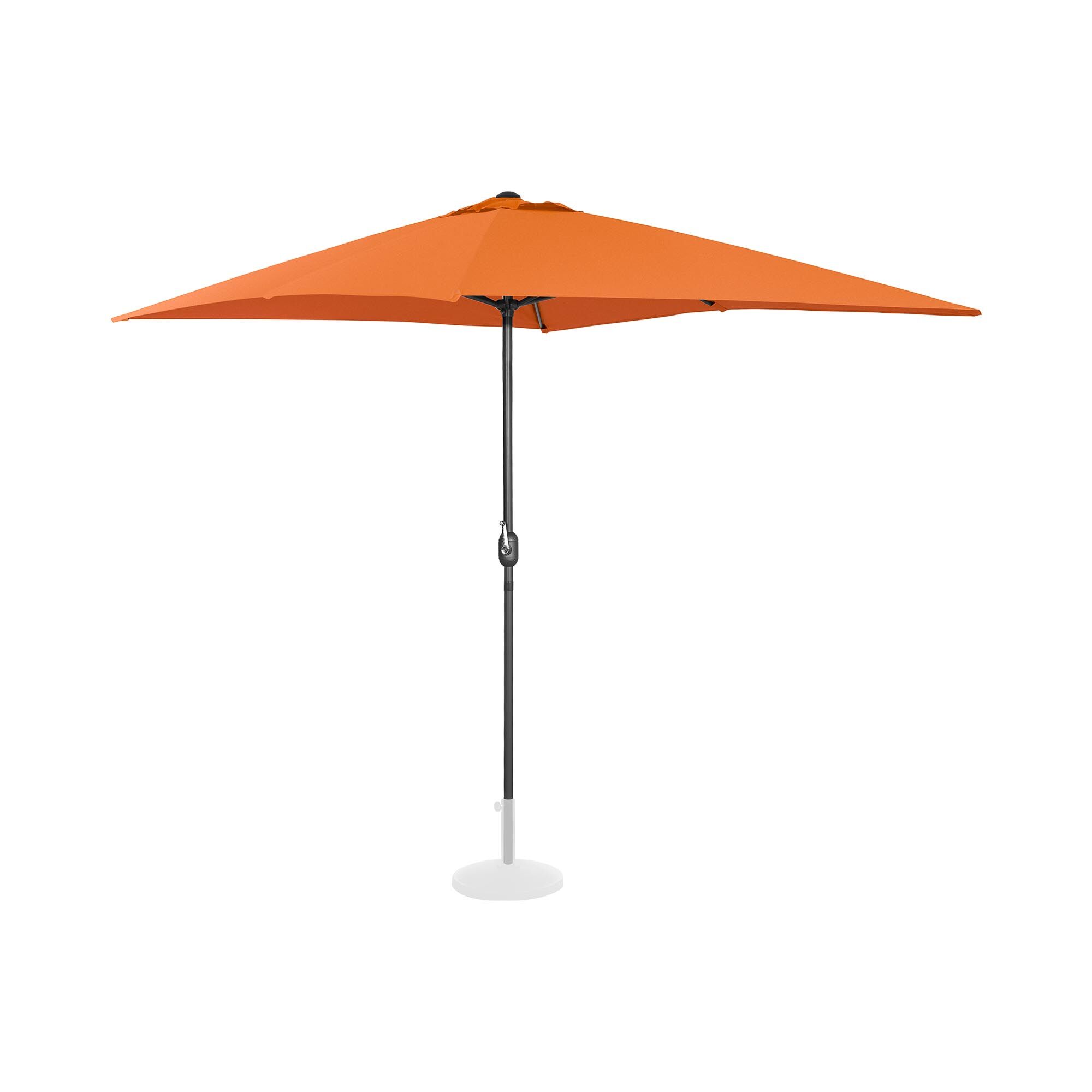 Uniprodo Parasol - orange - rektangulær - 200 x 300 cm