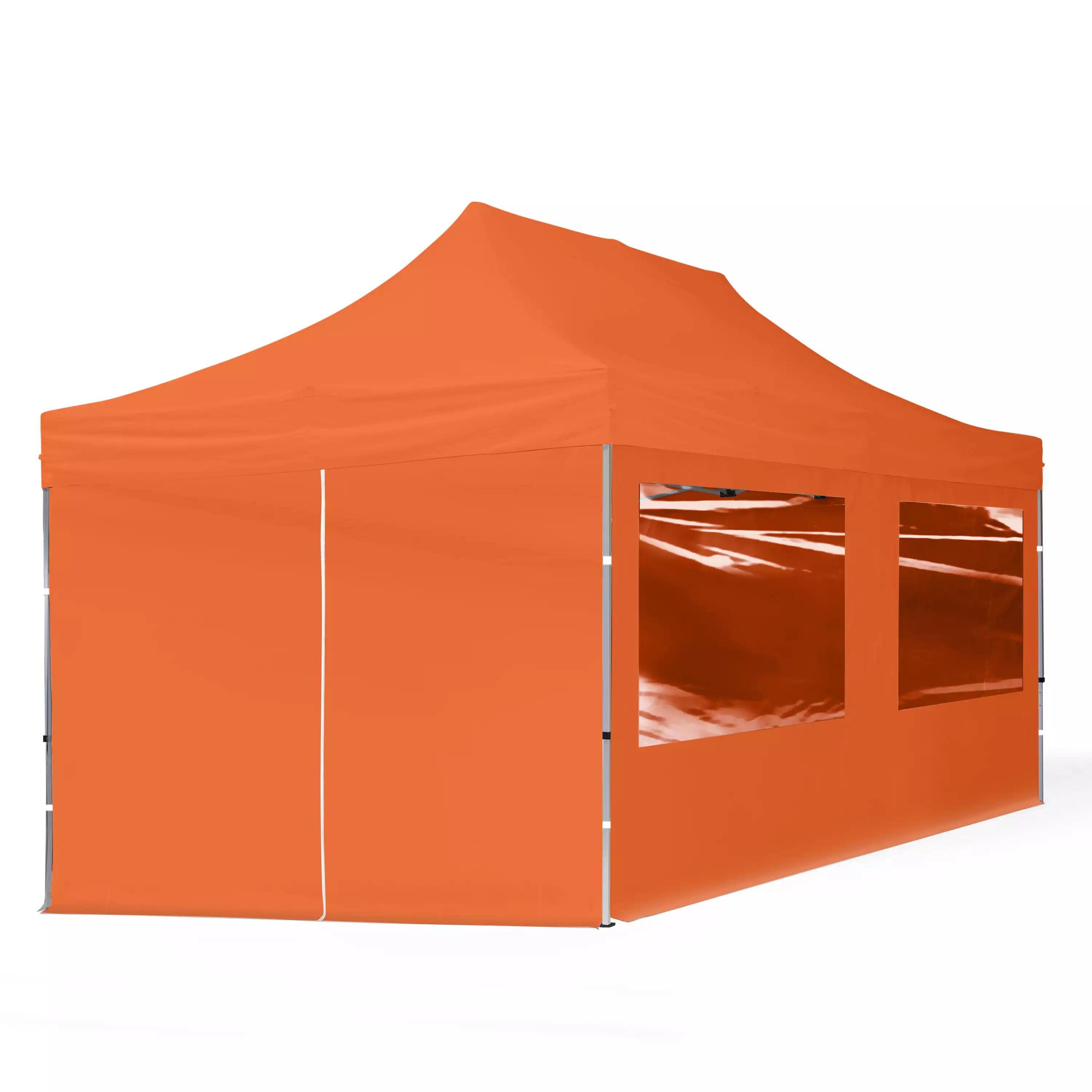 TOOLPORT Easy Up pavillon 3x6m Kvalitetspolyester 300 g/m² orange 100 % vandtæt Faltzelt, Klappzelt orange