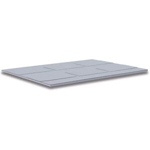 kaiserkraft Tapa de polietileno, para L x A exteriores 1200 x 1000 mm, gris