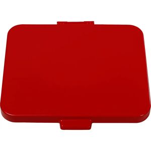 kaiserkraft Tapa, adecuada para colector de residuos, roja