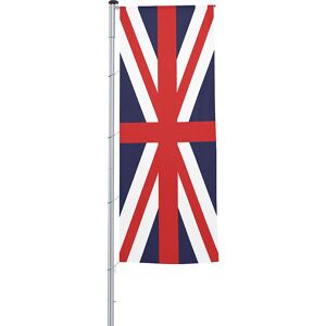 Mannus Bandera con pluma/bandera del país, formato 1,2 x 3 m, Gran Bretaña