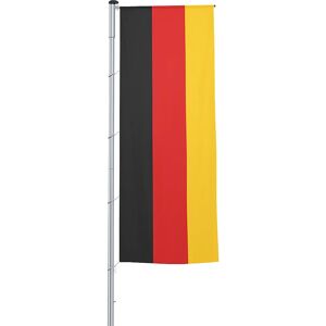 Mannus Bandera con pluma/bandera del país, formato 1,2 x 3 m, Alemania