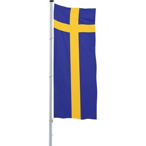 Mannus Bandera para izar/bandera del país, formato 1,2 x 3 m, Suecia
