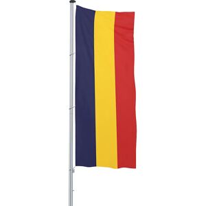 Mannus Bandera para izar/bandera del país, formato 1,2 x 3 m, Rumanía