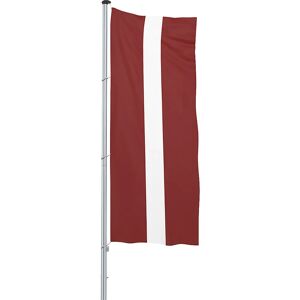 Mannus Bandera para izar/bandera del país, formato 1,2 x 3 m, Letonia