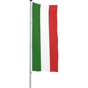 Mannus Bandera para izar/bandera del país, formato 1,2 x 3 m, Italia