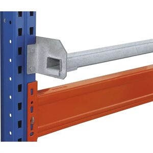 SCHULTE Seguro contra deslizamiento, incl. material de fijación, longitud 3600 mm, galvanizado