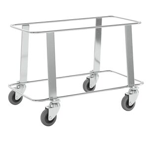 Kongamek Carro colector para cestos de compra, L x A x H 430 x 285 x 285 mm, galvanizado