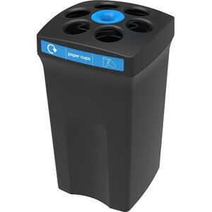 kaiserkraft Colector de vasos EnviroCup, para vasos de papel, con marca azul