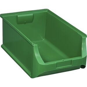 kaiserkraft Caja visualizable, L x A x H 500 x 310 x 200 mm, UE 6 unid., verde