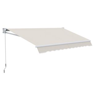 Outsunny Toldo manual color beige 200 x 295 cm