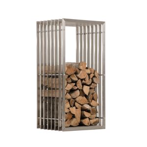 CLP Soporte para troncos de madera en Metal Acero inoxidable