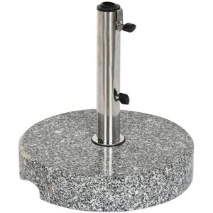 Fijalo Base parasol granito inox gris 38x38x41cm