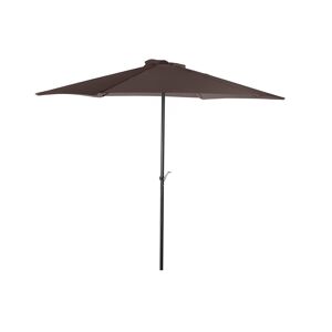 Fijalo Parasol poliester marron y negro 300x300x250cm