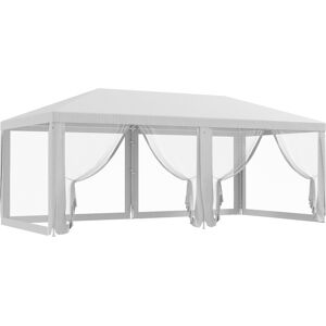 Outsunny Carpa de jardín585x295x255 cmblanco