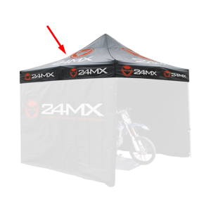 24MX Techo para Carpa  Negro (SÓLO TECHO)