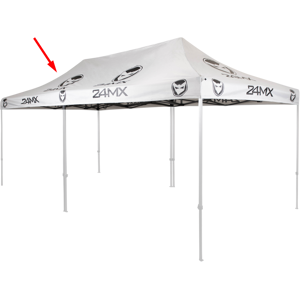 24MX Techo para Carpa  6X3m Gris (SÓLO TECHO)