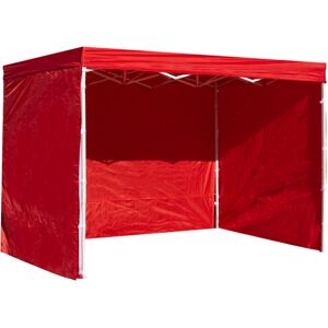 RegalosMiguel Pack 3 Laterales Lisos para Carpas 3x3 Eco - Rojo