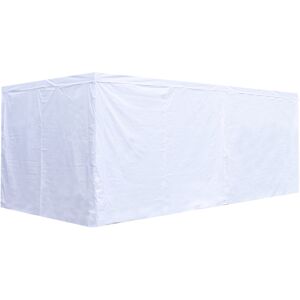 RegalosMiguel Pack 4 Laterales Lisos para Carpas 3x6 Master - Blanco