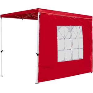 RegalosMiguel Lateral con Ventana Inglesa 3 Metros Master para Carpas 3x2 - Rojo