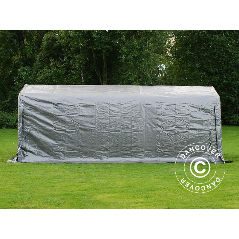 Dancover - Carpa de almacenamiento PRO 2,4x6x2,34m PE, Gris