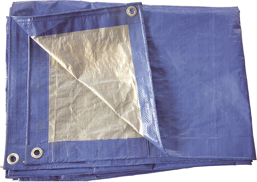 kaiserkraft Lona de tejido, azul, 140 g/m², L x A 5000 x 6000 mm