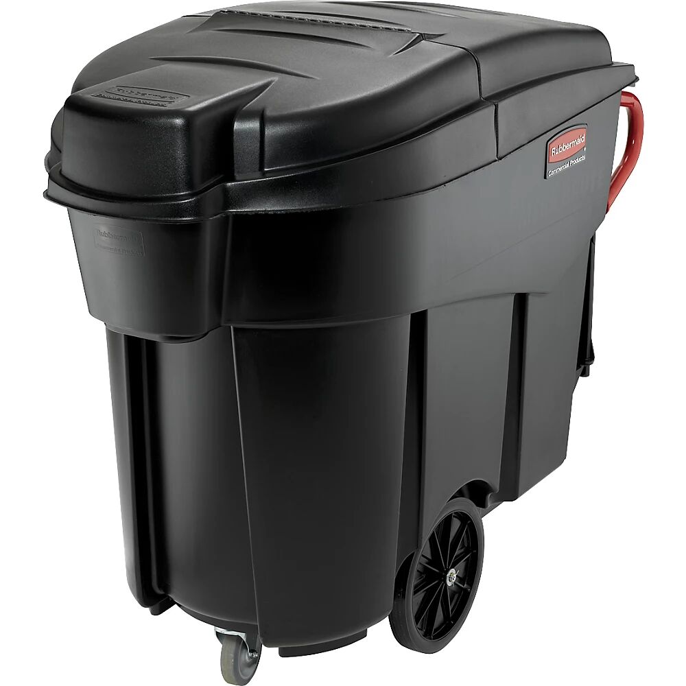 Rubbermaid Tapa Mega BRUTE® para colector de residuos móvil, H x A x P 267 x 262 x 1250 mm, negra