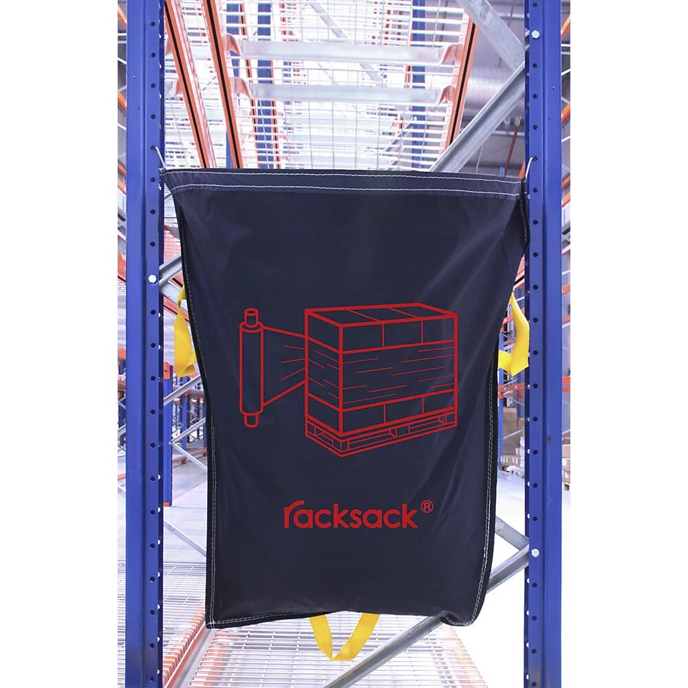 kaiserkraft Racksack®, capacidad 160 l, símbolo: película plástica, azul, UE 5 unid.